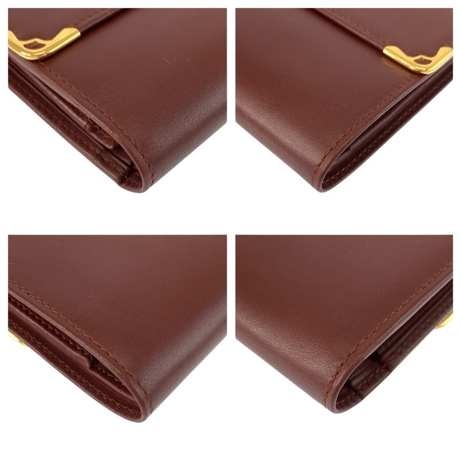 美品 CARTIER カルティエ マストライン ボルドー ゴールド金具 レザー