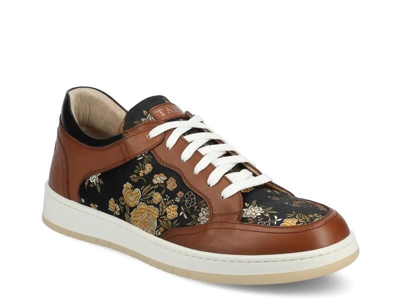 タフト メンズ シューズ スニーカー TAFTRapido Sneaker Tan Floral Print タン