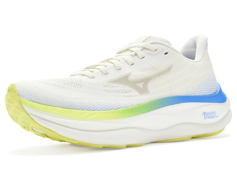 ミズノ レディース シューズ スニーカー Mizuno Wave Sky 9 SnowhiteSilv ホワイト