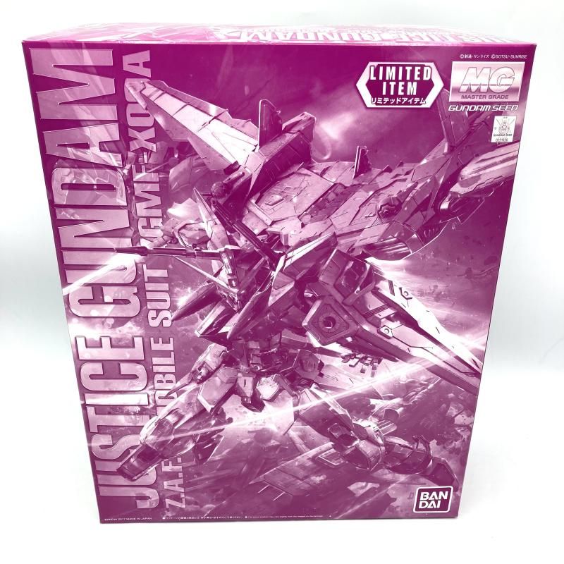 【中古】ｶﾞﾝﾀﾞﾑ）ﾊﾞﾝﾀﾞｲ MG 1/100 ｼﾞｬｽﾃｨｽｶﾞﾝﾀﾞﾑ ｸﾘｱｶﾗｰ 未組立品[13][240013258444]