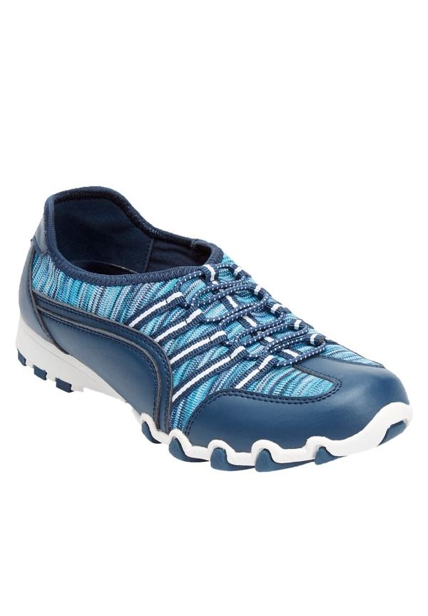 コンフォートビュー レディース シューズ スニーカー ニット Comfortview Cv Sportory Textu red Knit Slip On Sneaker Blue ブルー