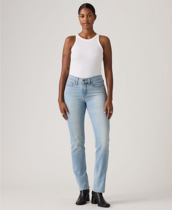 リーバイス レディース ボトムス デニムパンツ ストレート ジーンズ Levis Womens 314 Shaping Slimming Straight Leg MidRise Jeans Up A