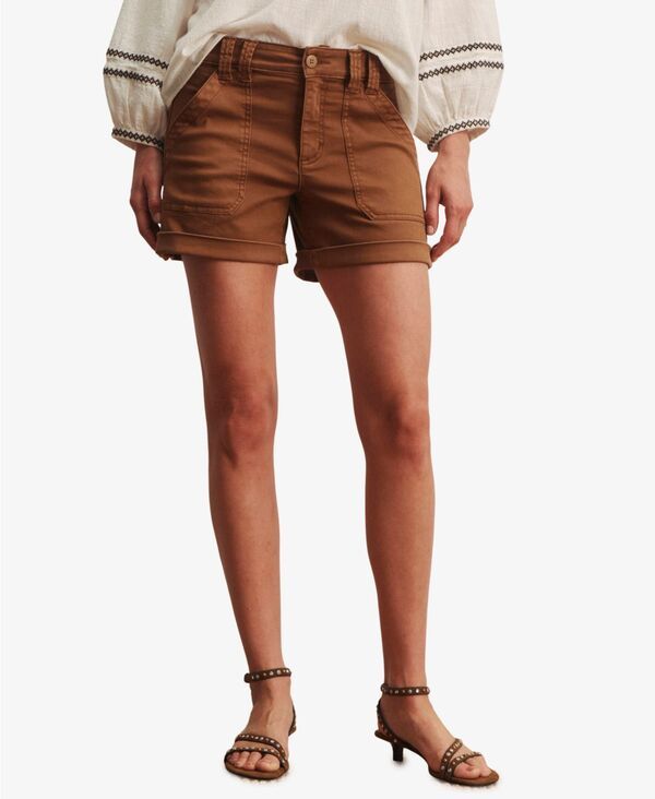 サンクチュアリー レディース ボトムス ハーフパンツ・ショーツ ショートパンツ Sanctuary Womens Wander On Cuffed Hem Shorts Toasted Coconut