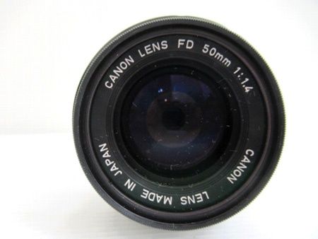 キヤノン CANON カメラレンズ FD 50mm 1.4 取説専用箱無し ノー
