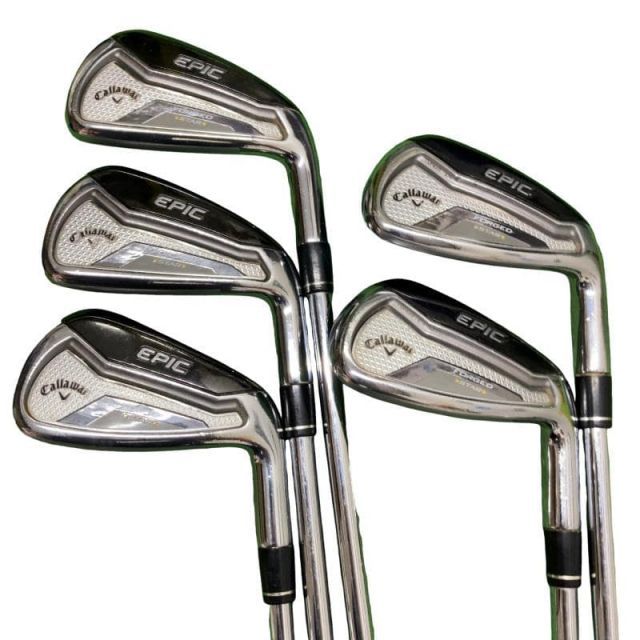 【中古】 キャロウェイ EPIC FORGED STAR 5S アイアンセット IR NS PRO ZELOS 7 (フレックスS) メンズ 男性用 右利き 右用 Cランク ゴルフクラブ