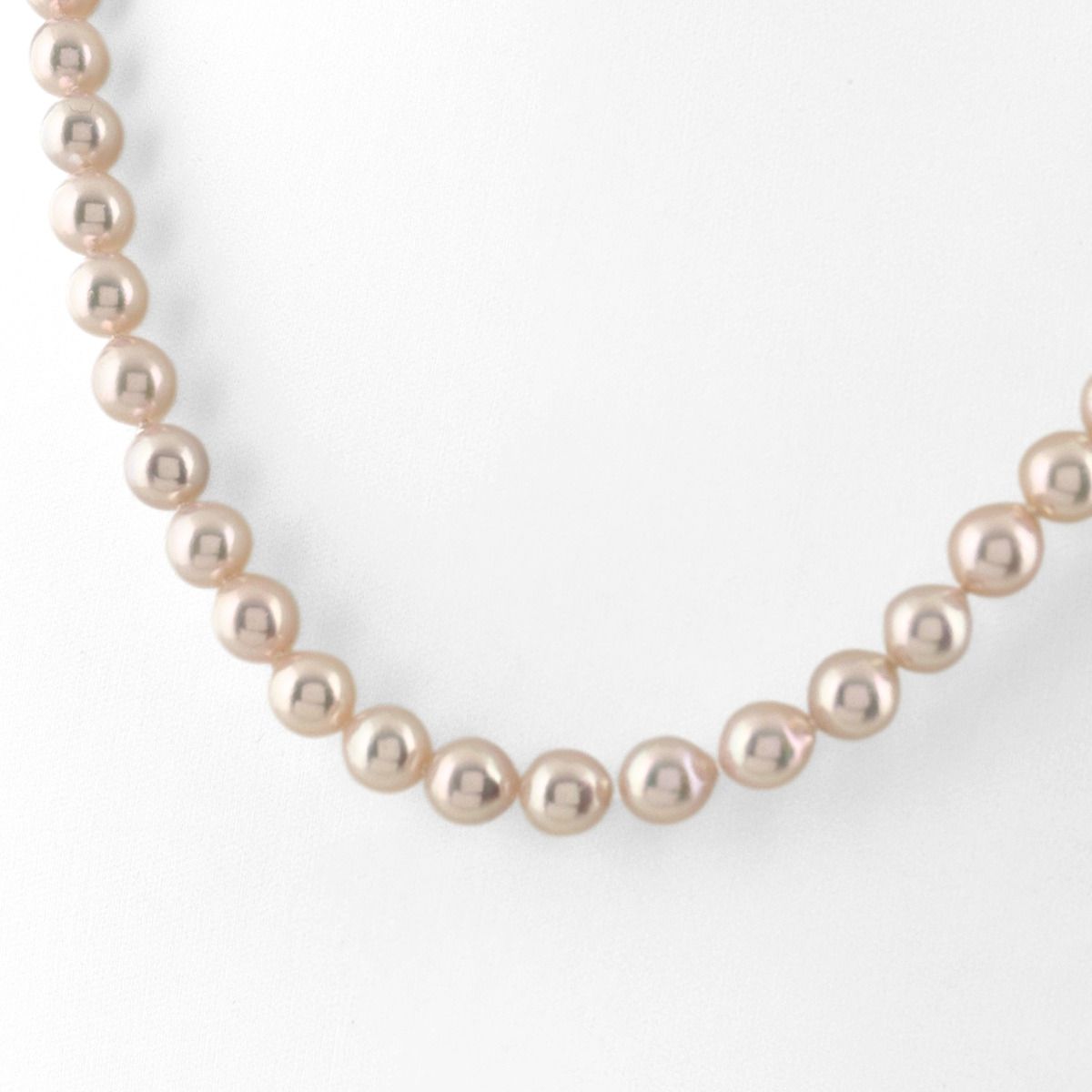 ミキモト MIKIMOTO パール ネックレス WG ホワイトゴールド 真珠 ネックレス K14 WG パール レディース 【中古】