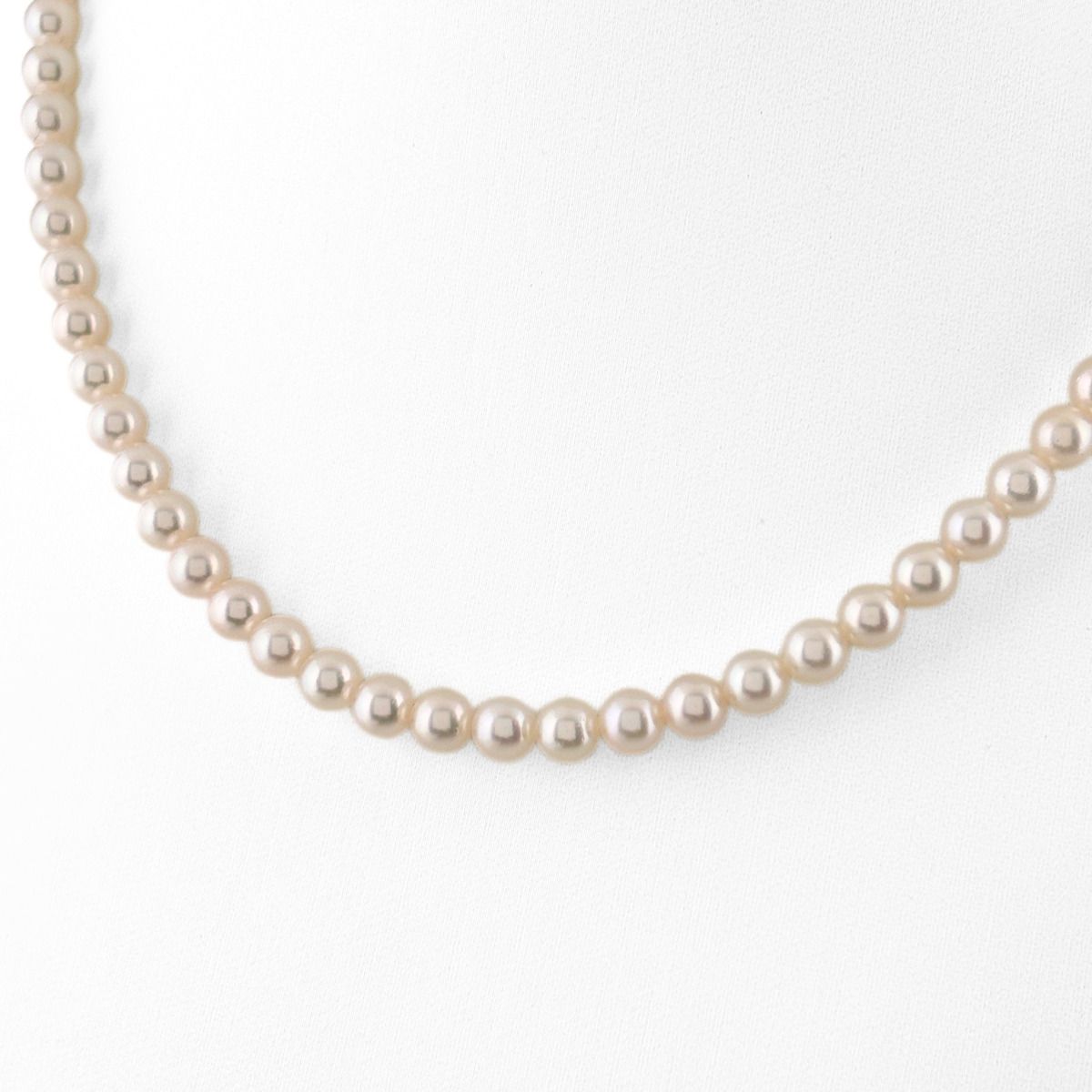 ミキモト MIKIMOTO パール ネックレス silver シルバー ペンダント 真珠 ネックレス SV パール レディース 【中古】