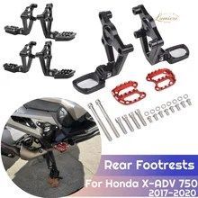 オートバイ用パッセンジャーフットペグ ホンダ X-ADV750 XADV750 XADV 750 2017-2020 折りたたみ式フットレスト リアペダル フットスタンド