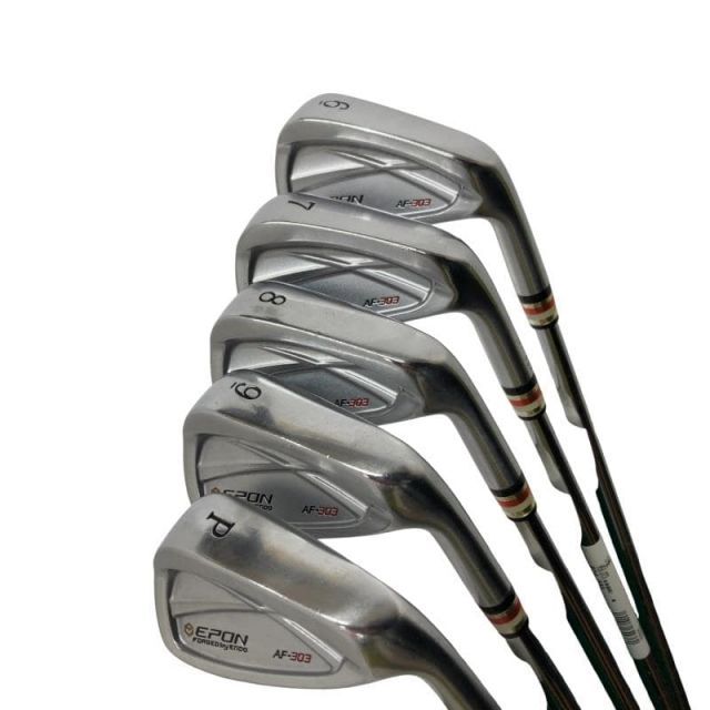 【中古】 エポンゴルフ株式会社 EPON AF-303 6S アイアンセット IR リシャフト (フレックスその他) メンズ 男性用 右利き 右用 Cランク ゴルフクラブ