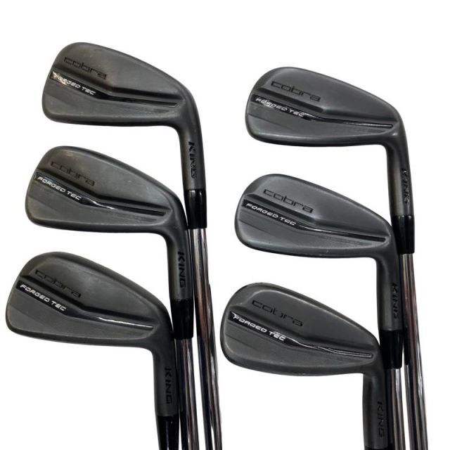 【中古】 コブラ KING FORGED TEC(2023) BLACK 6S アイアンセット IR Dynamic Gold 105 (フレックスS) メンズ 男性用 右利き 右用 Cランク ゴルフクラブ