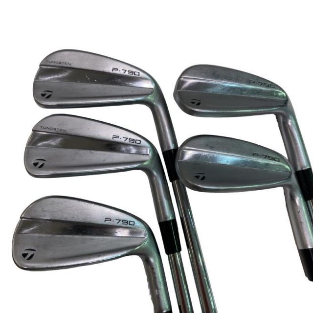 【中古】 テーラーメイド Taylor Made P・790(2023) 5S アイアンセット IR 純正特注シャフト (フレックスS) メンズ 男性用 右利き 右用 Cランク ゴルフクラブ