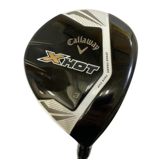 【中古】 キャロウェイ X HOT 3W フェアウェイウッド FW リシャフト (フレックスその他) メンズ 男性用 右利き 右用 Cランク ゴルフクラブ