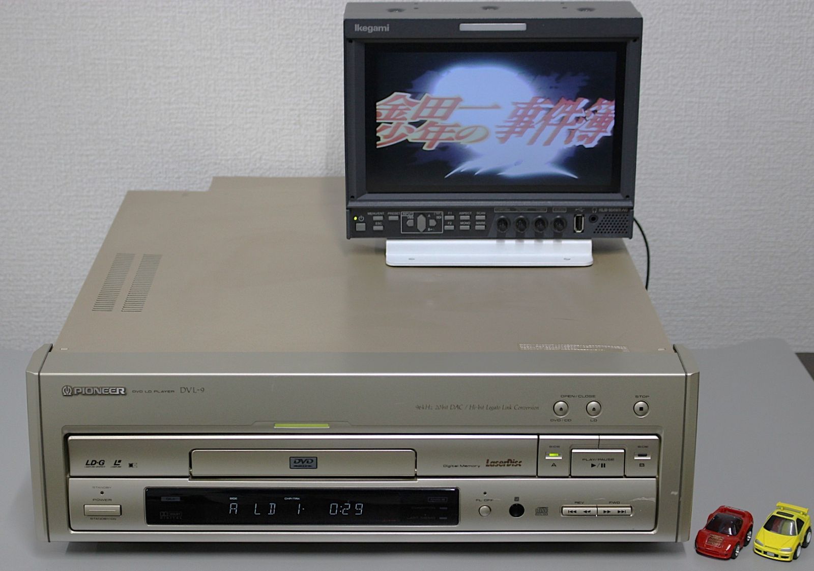 パイオニア コンバーチブル DVD LD プレーヤー PIONNER DVD/LDコンパチブルレーザーディスクプレーヤー DVL-9