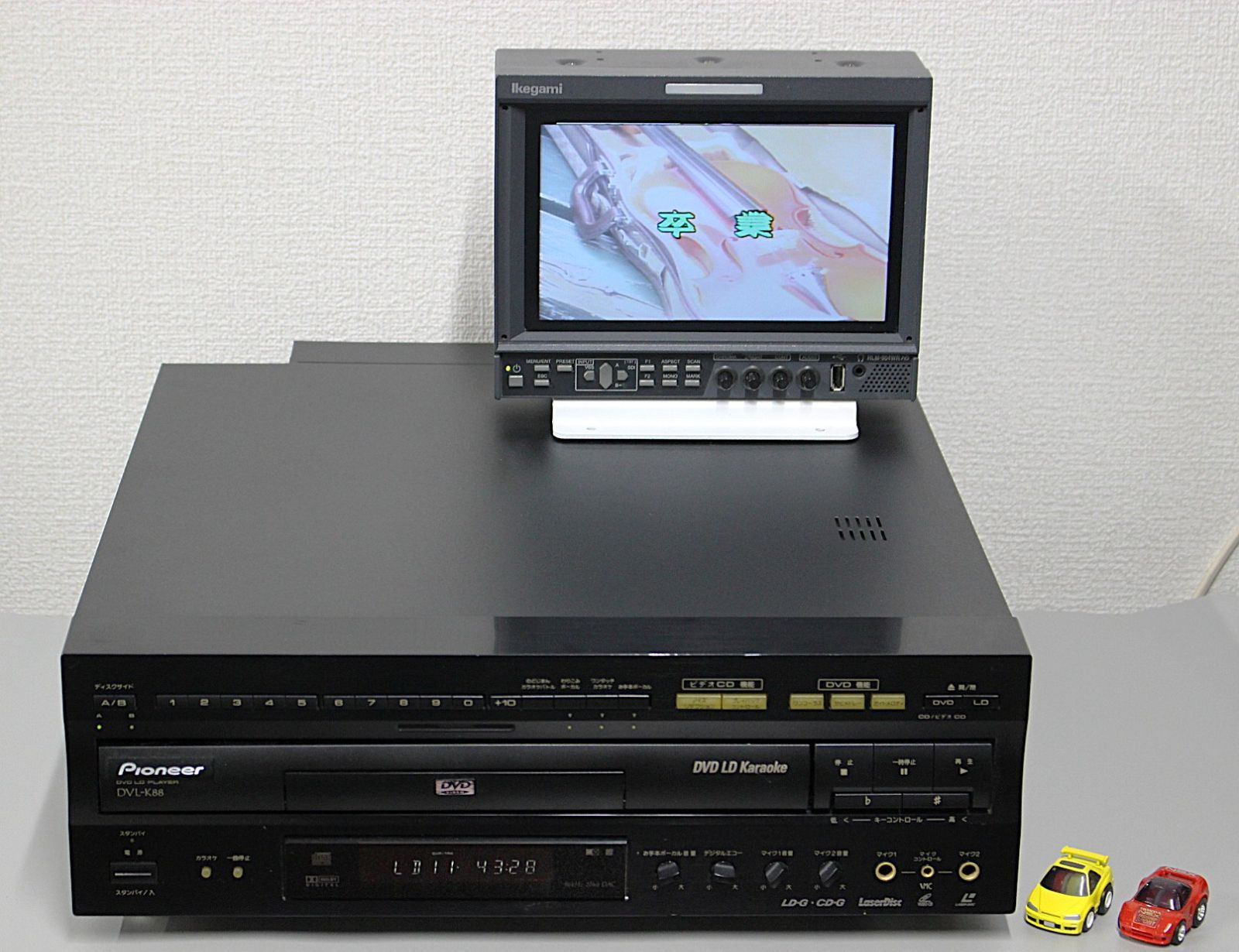 PIONNER カラオケDVD/LDコンパチブルレーザーディスクプレーヤー DVL-K88