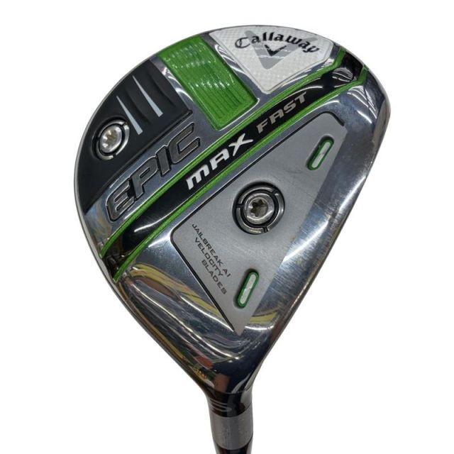 【中古】 キャロウェイ EPIC MAX FAST 5W フェアウェイウッド FW Speeder EVOLUTION for CW 40(2021 EPIC FW) (フレックスR) メンズ 男性用 右利き 右用 Cランク ゴルフクラブ