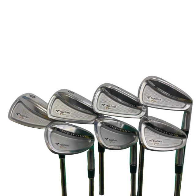 【中古】 ブリヂストン TOURSTAGE ViQ FORGED 8S アイアンセット IR 純正特注シャフト (フレックスS) メンズ 男性用 右利き 右用 Cランク ゴルフクラブ 13,733円
