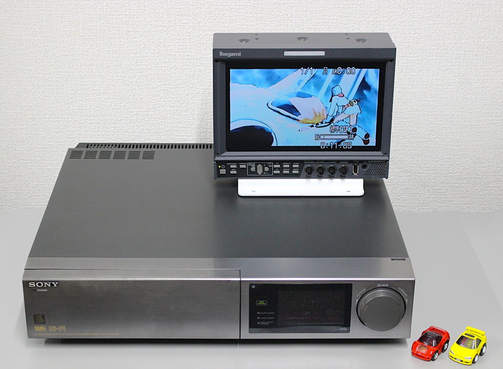 SONY VHSビデオデッキ ゴク楽ビデオ SLV-F60 簡易メンテナンス済