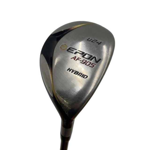 【中古】 エポンゴルフ株式会社 EPON AF-905 U24° ユーティリティ UT 純正特注シャフト (フレックスR) メンズ 男性用 右利き 右用 Cランク ゴルフクラブ