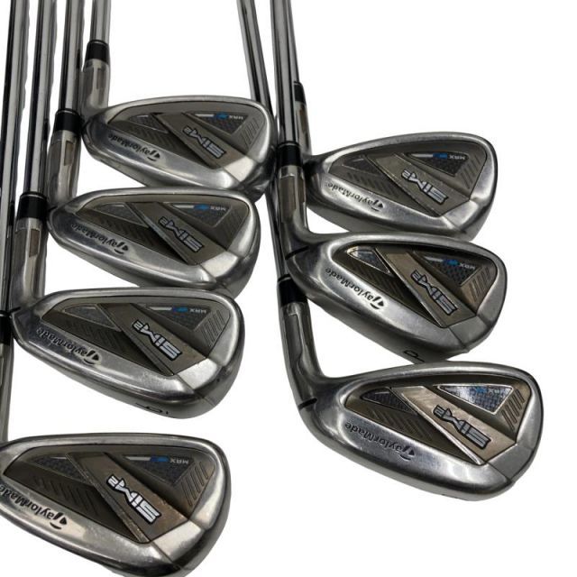 【中古】 テーラーメイド SIM2 MAX 7S アイアンセット IR KBS MAX MT85 JP (フレックスS) メンズ 男性用 右利き 右用 Cランク ゴルフクラブ