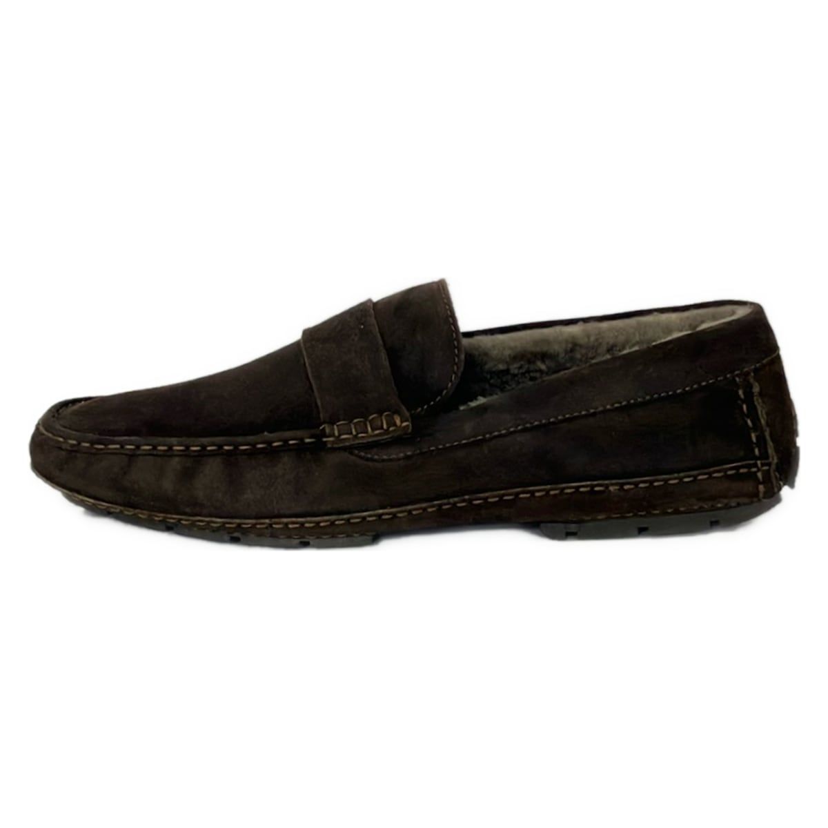 MORESCHI(モレスキー) ドライビングシューズ EUR 7 メンズ ダークブラウン