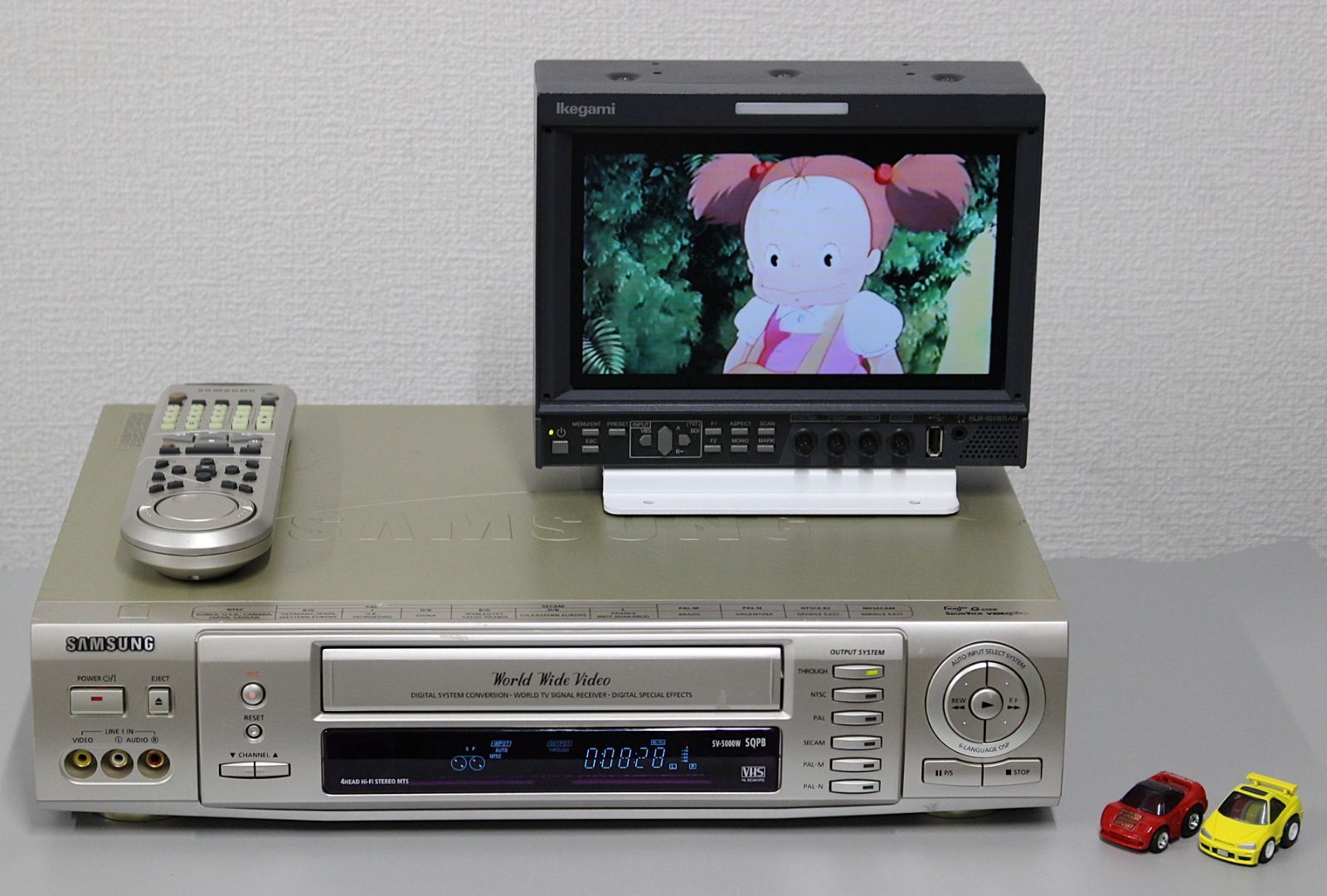 サムスン電子ワールドワイドVHSビデオデッキ NTSC/PAL/SECAM デジタルコンバーター搭載