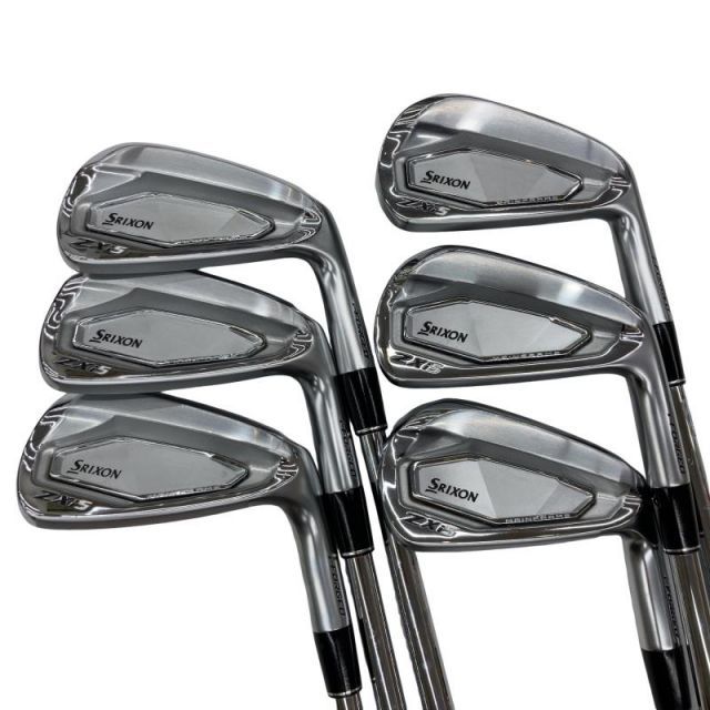 【中古】 ダンロップ SRIXON ZXi5 6S アイアンセット IR 純正特注シャフト (フレックスS) メンズ 男性用 右利き 右用 Cランク ゴルフクラブ