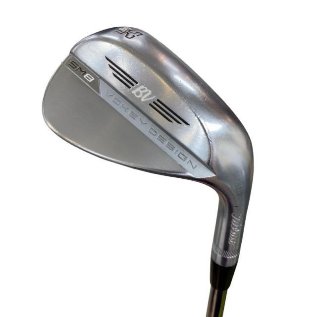 【中古】 タイトリスト VOKEY SPIN MILLED SM8 ツアークロム 52°/08°F ウェッジ WG NS PRO MODUS3 TOUR105 (フレックスS) メンズ 男性用 右利き 右用 Cランク ゴルフクラブ