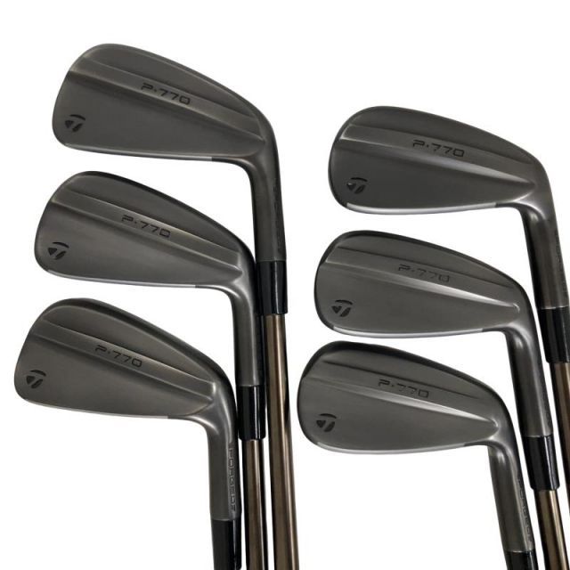 【中古】 テーラーメイド Taylor Made P・770(2024) Designer Series BLACK 6S アイアンセット IR NS PRO MODUS3 TOUR120 (フレックスS) メンズ 男性用 右利き 右用 Aランク ゴルフクラブ