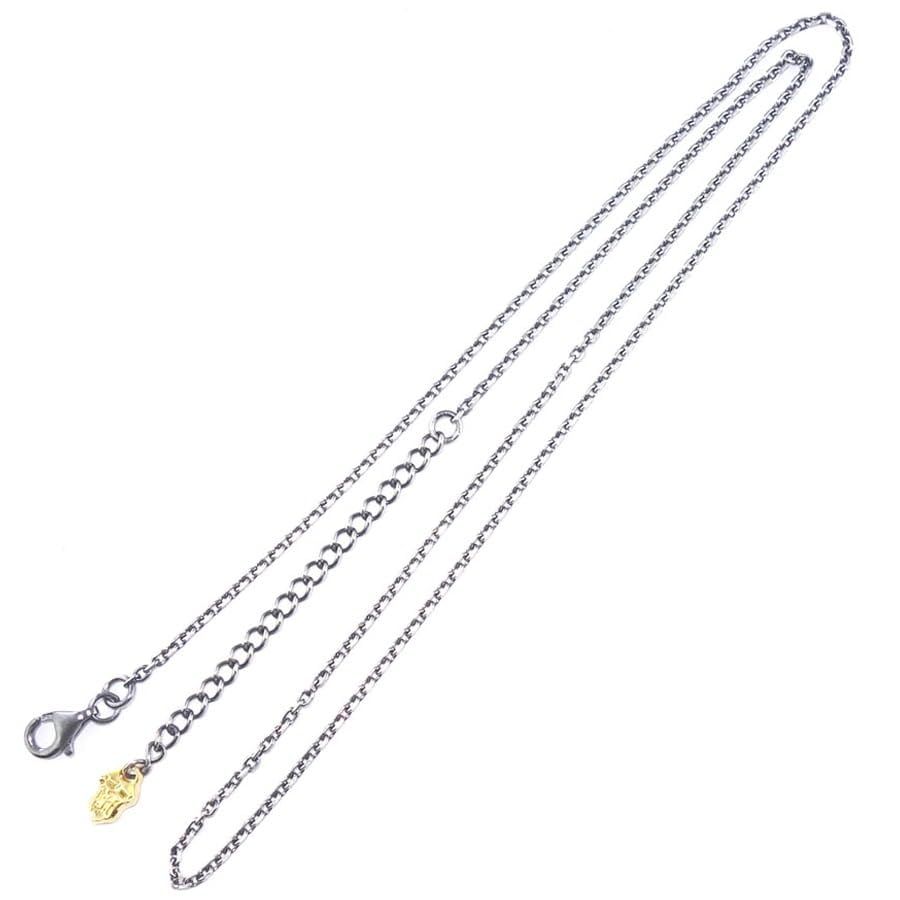 松波商店 アルテミスクラシック 4面カット あずき シルバーチェーン 2.5mm ACCN0070 メンズ レディース 銀細工 ネックレス