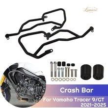 オートバイ用クラッシュバー ヤマハ TRACER 9 GT 2021-2024 2022 TRACER9 エンジン保護ガード バンパー フレームプロテクター