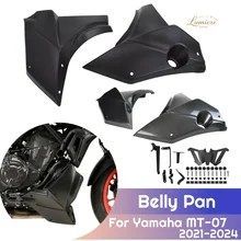 オートバイ用ベリーパン ヤマハ FZ07 2021-2024 2023 MT07 下部エンジン スポイラー カウリング プロテクション フェアリング ベリーパン