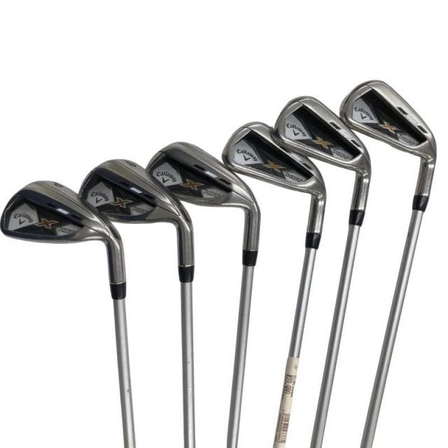 【中古】 キャロウェイ X HOT 6S アイアンセット IR X HOT 60i(アイアン) (フレックスS) メンズ 男性用 右利き 右用 Dランク ゴルフクラブ