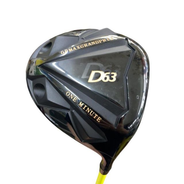 【中古】 グランプリ GP MAX ONE MINUTE D63 1W ドライバー DR リシャフト (フレックスその他) メンズ 男性用 右利き 右用 Cランク ゴルフクラブ