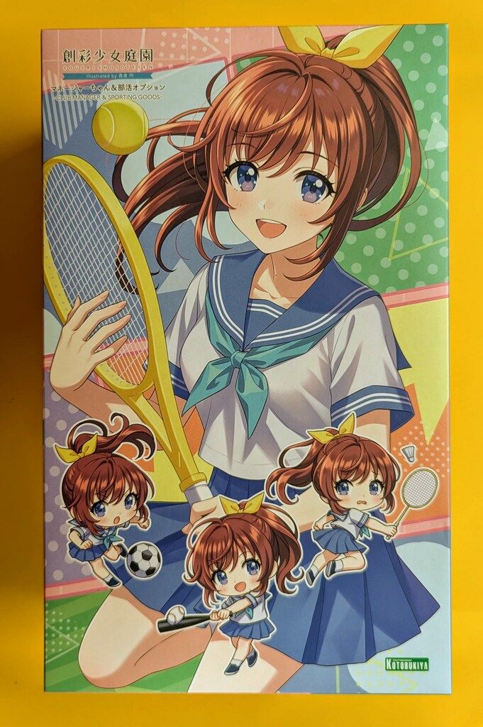 コトブキヤ 創彩少女庭園 マネージャーちゃん&部活オプション - メルカリ