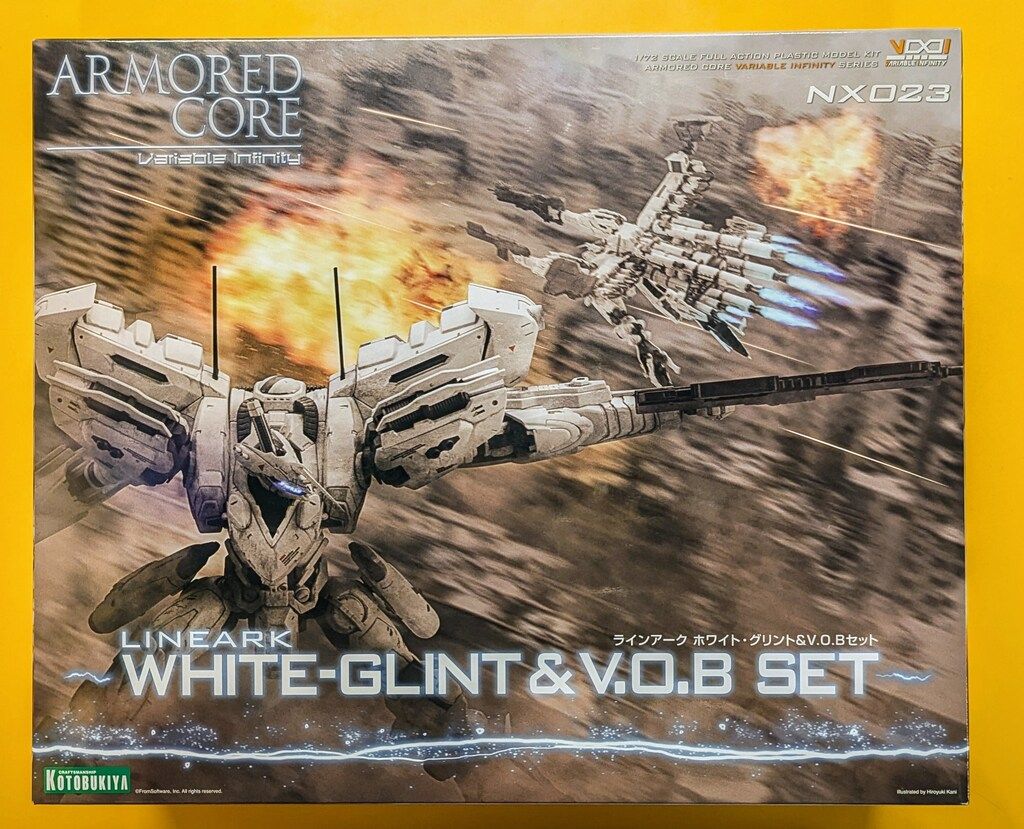 コトブキヤ アーマード・コア V.I.シリーズ ラインアーク ホワイト・グリント&V.O.Bセット 通常成型版