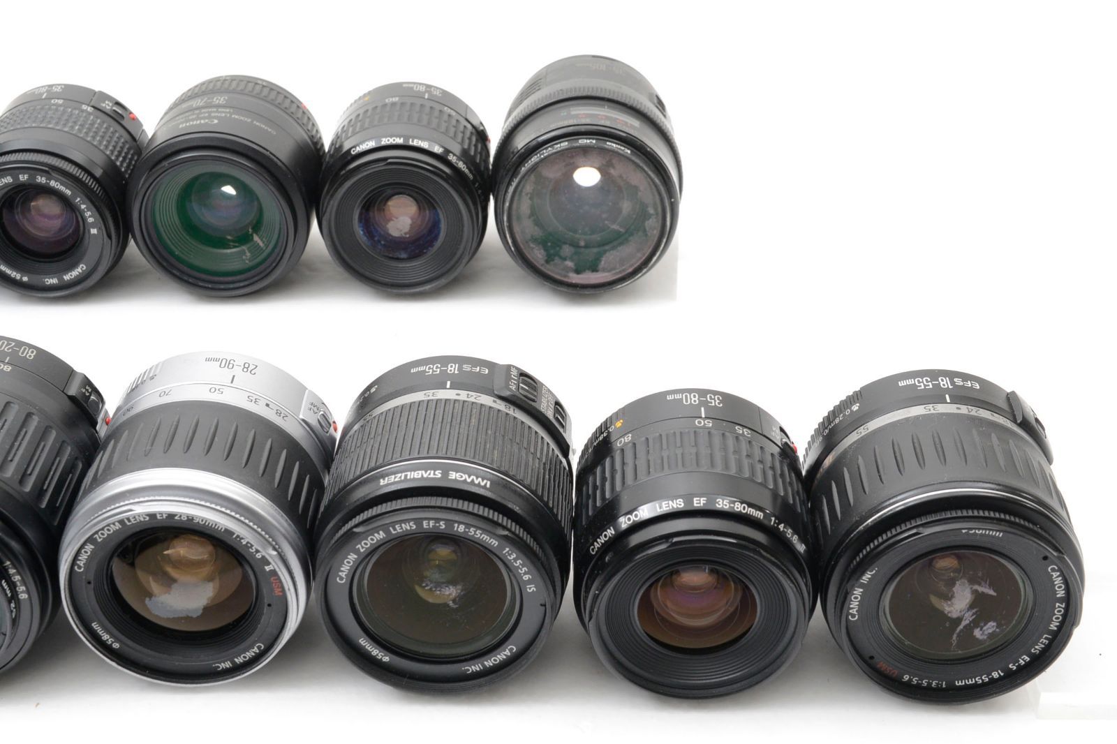 ジャンク》 Canon EFレンズ 30本まとめ キヤノン 一眼レフ レンズ 大量