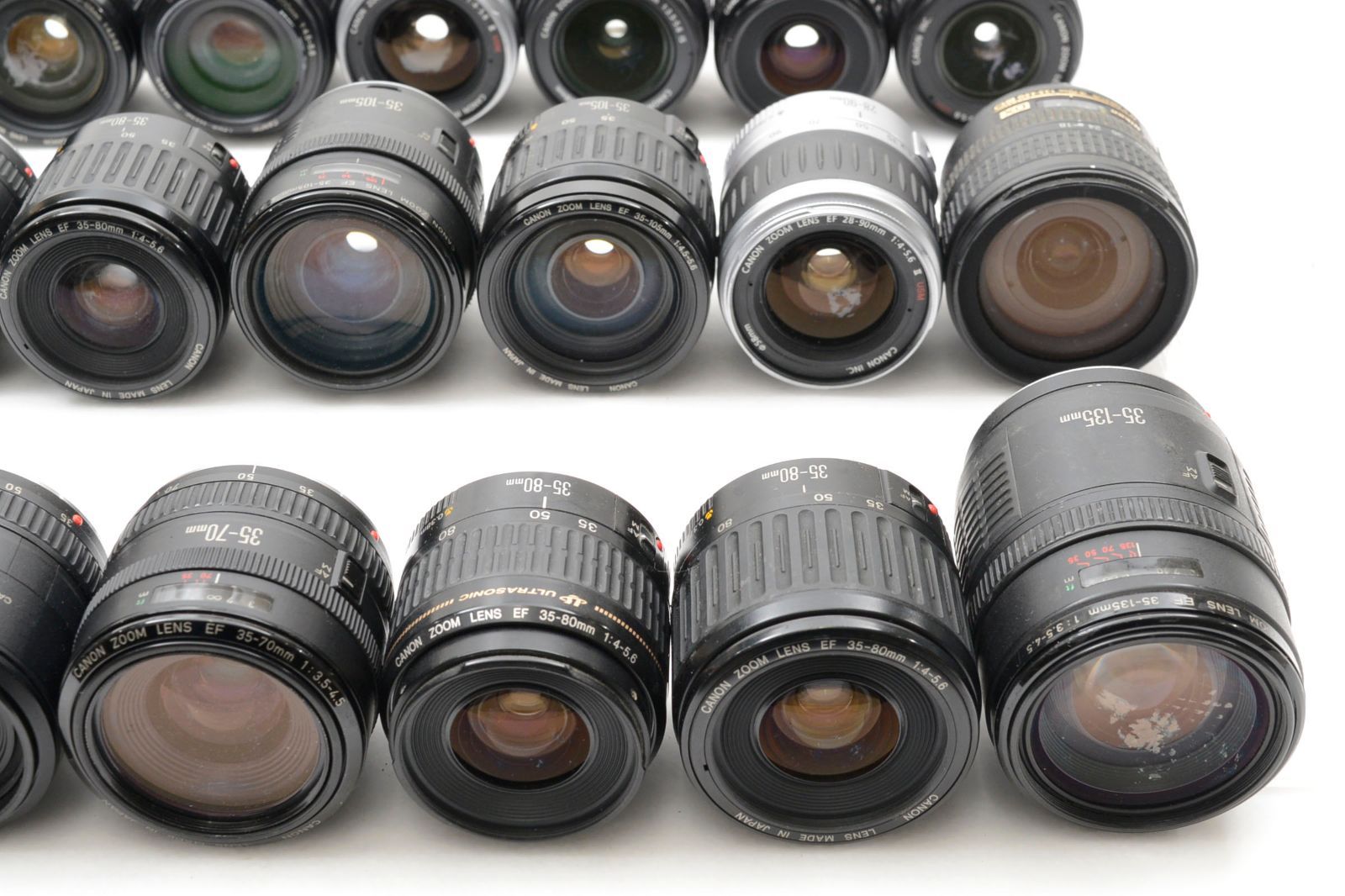 ジャンク》 Canon EFレンズ 30本まとめ キヤノン 一眼レフ レンズ 大量
