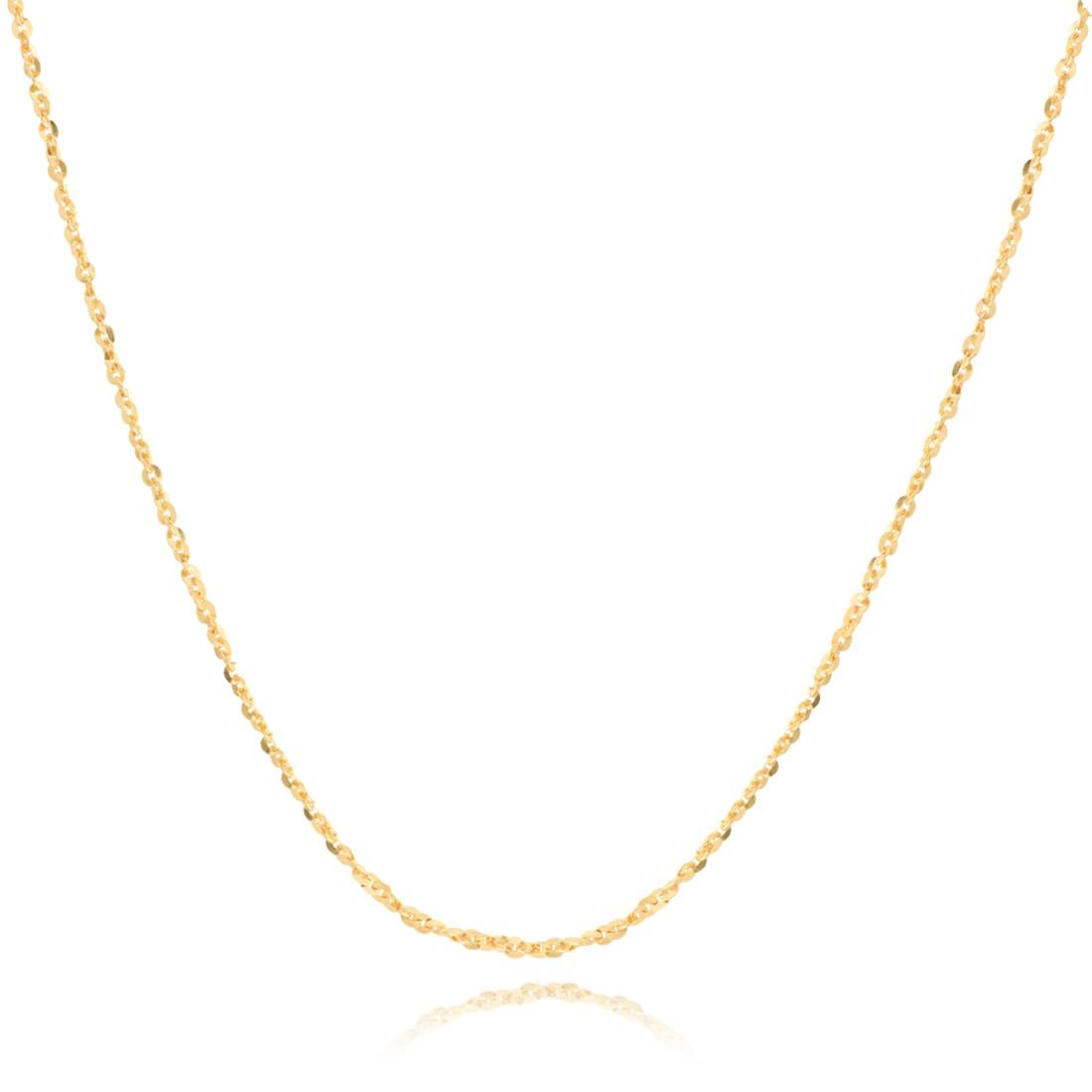 [PRECIOUS JEWELRY] イエローゴールド K18 18金 35cm チョーカー ネックレス レディース