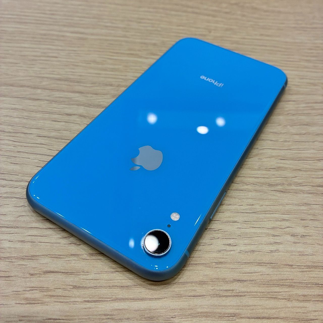 外装美品】Apple iPhone XR 64GB ブルー SIMフリー 箱付き バッテリー