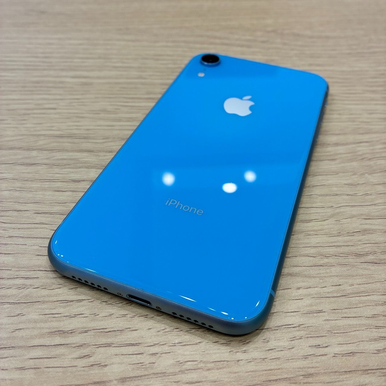 外装美品】Apple iPhone XR 64GB ブルー SIMフリー 箱付き バッテリー