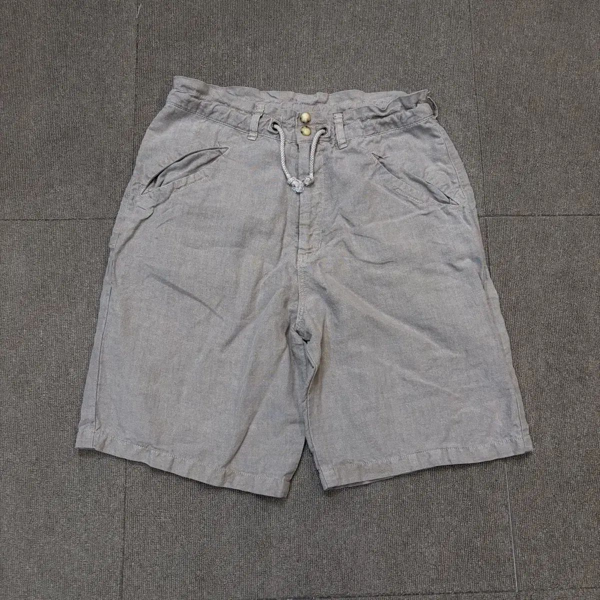 junks rna japan ウィメンズ リネン ワイド ハーフパンツ m