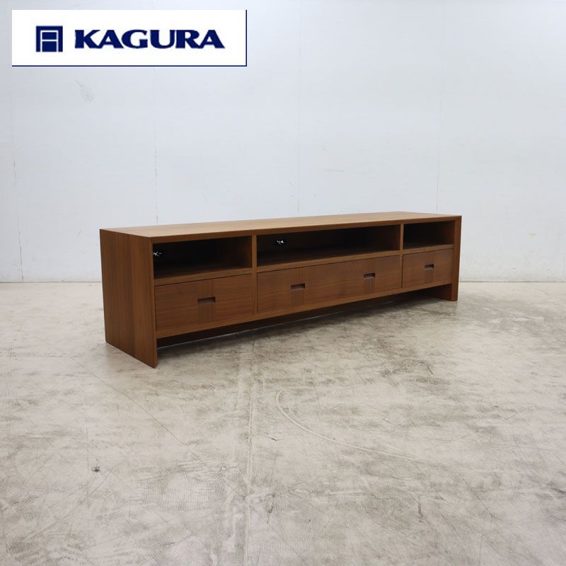 【期間限定出品】送料込　家具蔵　無垢材　テレビボード　ウォールナット材 展示品 家具蔵 KAGURA DANⅡ 1880 ダンⅡ 無垢材 TV BOARD TVボード