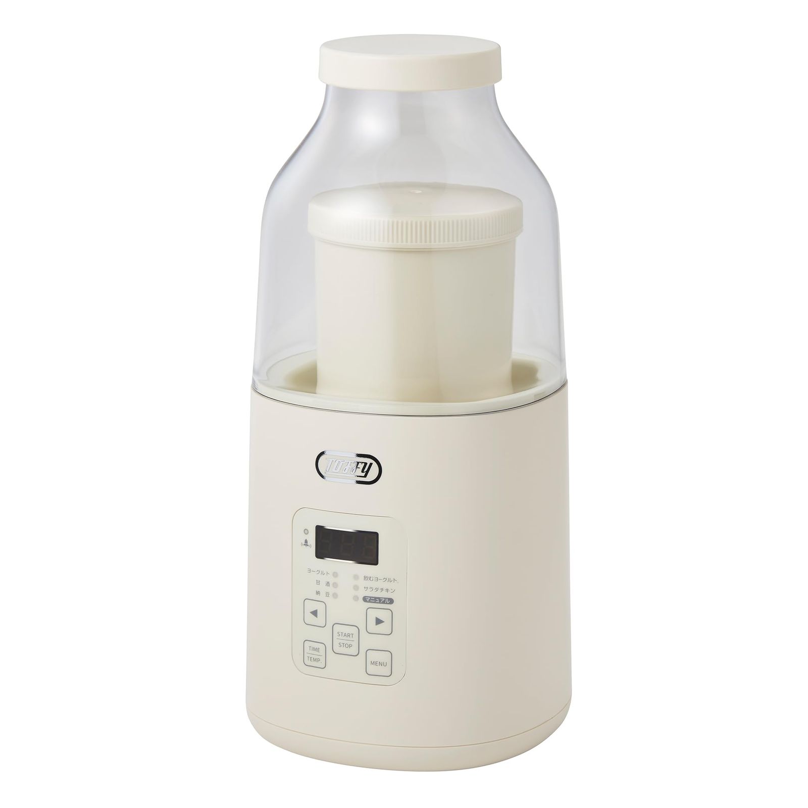 【Toffy/トフィー】 ヨーグルトメーカー K-YM1 牛乳パックで簡単 低温調理 サラダチキン 飲むヨーグルト 甘酒 納豆 発酵 ミルキーホワイト★m 08a99dda
