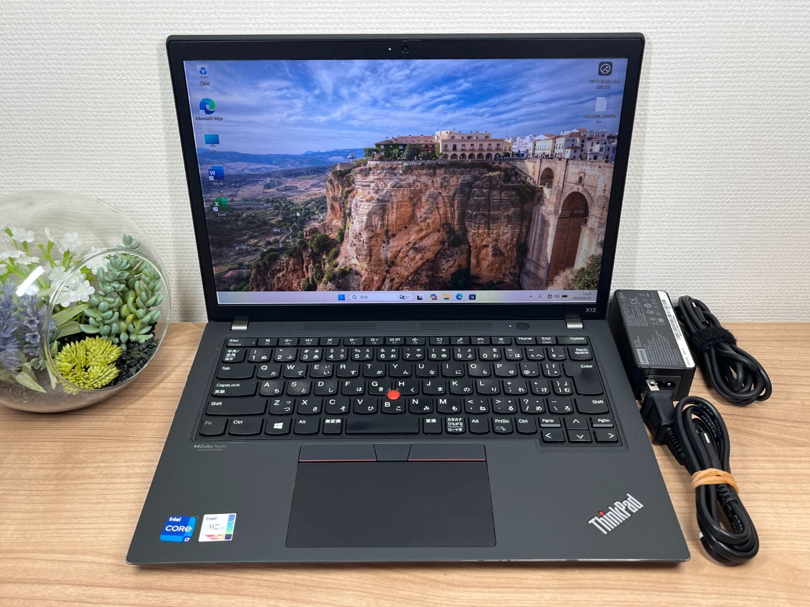 限定品〉05115 Thinkpad X13 Gen2 32GB 512GB i7 第11世代 office2024 大容量 高性能