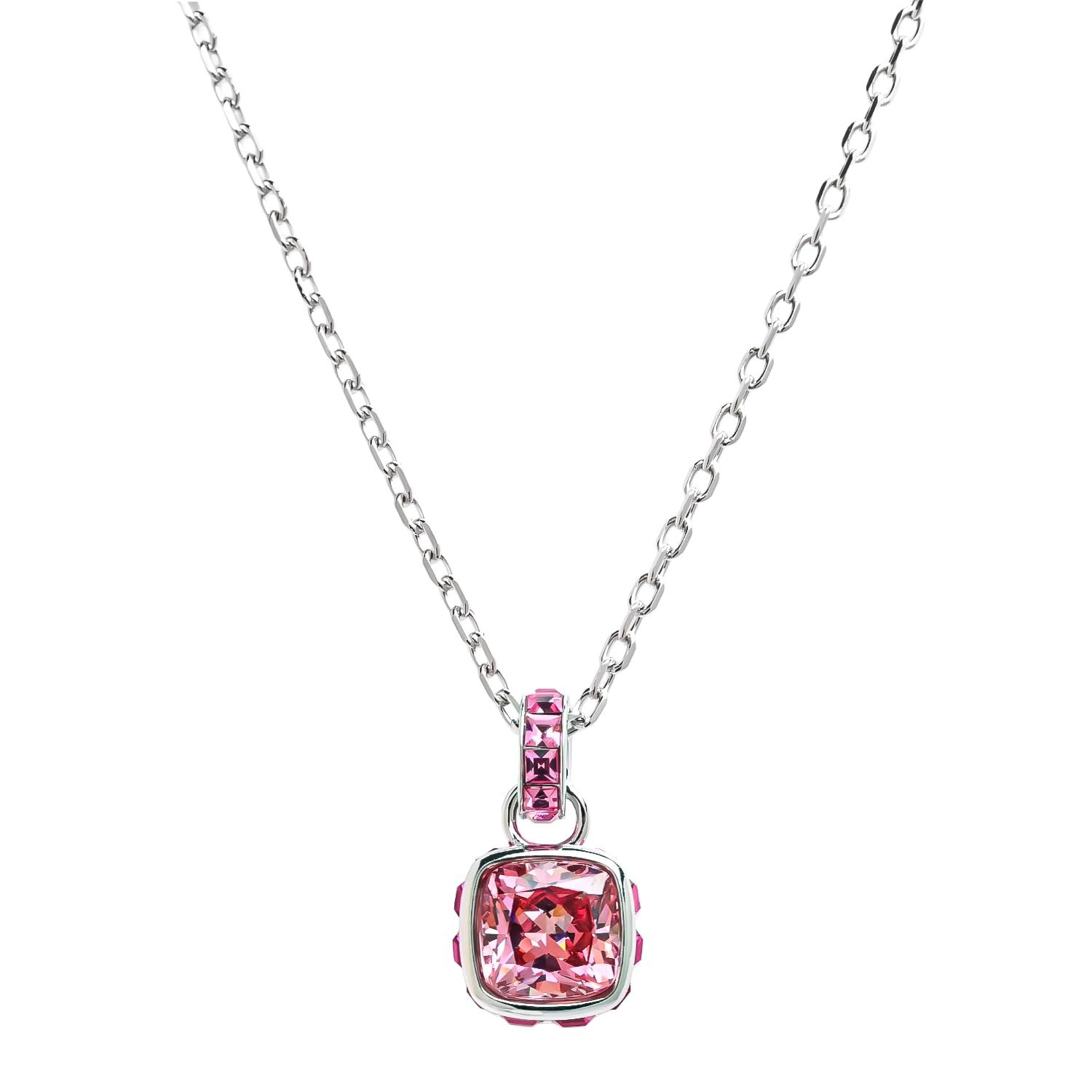 スワロフスキー ネックレス Birthstone ピンク シルバー 5651791 ジュエリー アクセサリー ペンダント [並行輸入品]