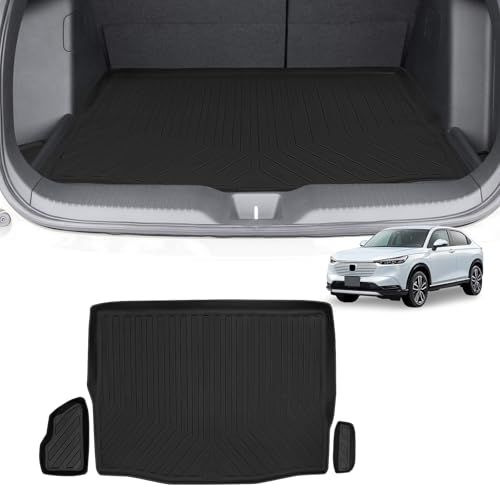 新型 ヴェゼル rv系 ラゲッジマット 車種専用設計 トランクマット 立体 VEZEL RV3/4/5/6 専用 TPE素材 ラゲージトレイ カーマット 滑り防止 耐汚れ 3Dカーゴマット 取付簡単 カー用品 立体構造 耐摩擦 防水マット カ eb024dd0