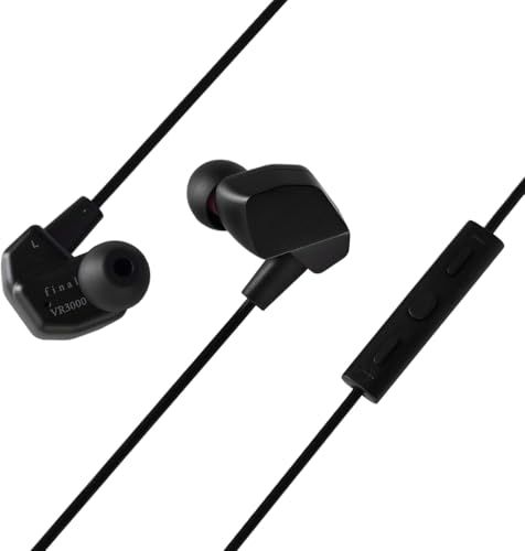 final VR3000 for Gaming Matte Black・有線ゲーミング イヤホン・バイノーラル3Dサラウンド・マイク付き 【ゲーム/VR/バイノーラル/ASMR / 360オーディー推奨】3.5mmプラグ送料無料 fc3ea898