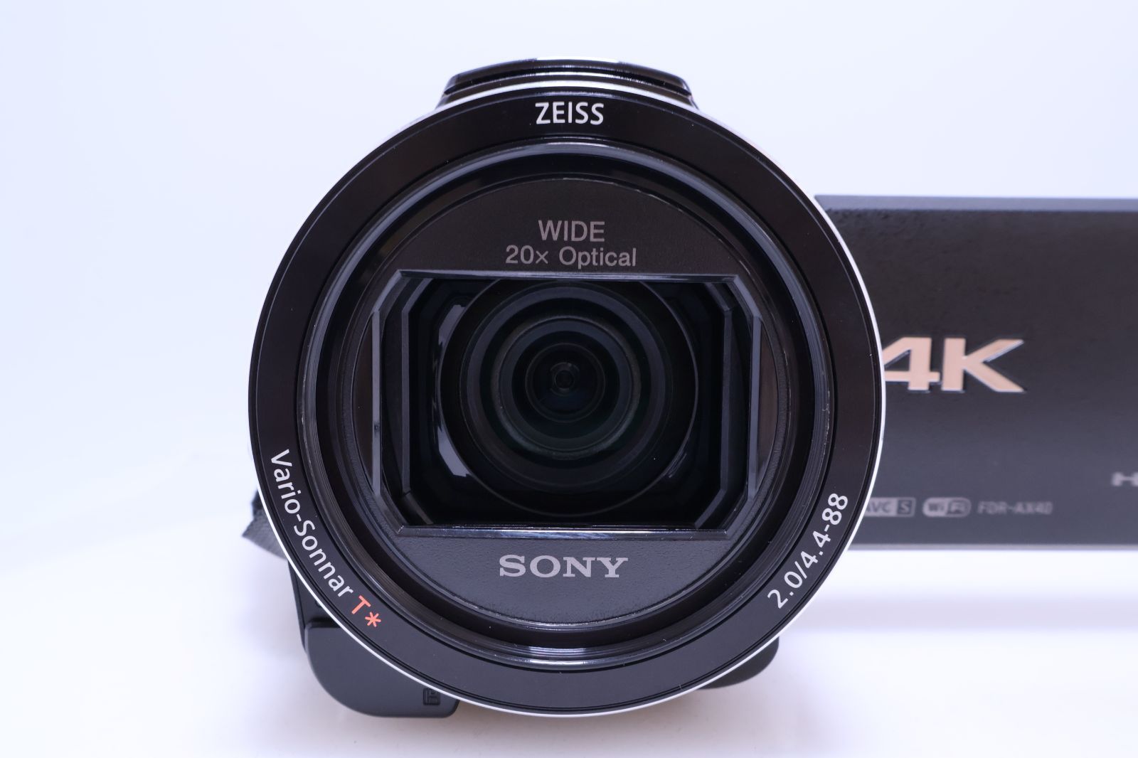 ほぼ新品】SONY FDR-AX40 ブラック Handycam FDR-AX40 BC ビデオカメラ