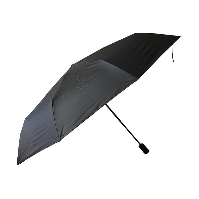 【新品】 小宮商店 自動開閉 大判 65cm 完全遮光 晴雨兼用傘 丈夫 直径120cm 日傘 雨傘 メンズ レディース 折りたたみ傘 遮光率100％ 開きやすい 風に強い 折り畳み傘 男性用日傘 一級遮光 晴雨兼用自動開閉65 (ブラック) 1