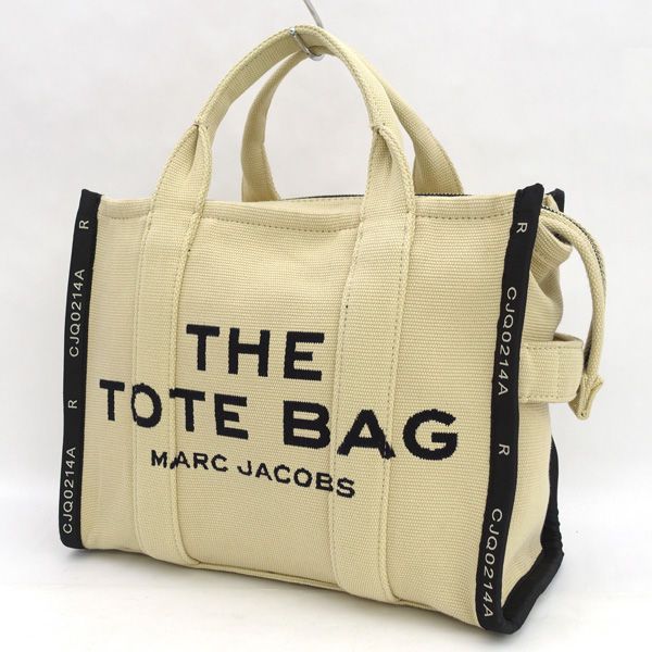 MARC JACOBS / マークジェイコブス ◆トートバッグ/ロゴ/ジャガード/アイボリー M0017027 263 レディースファッション【中古】